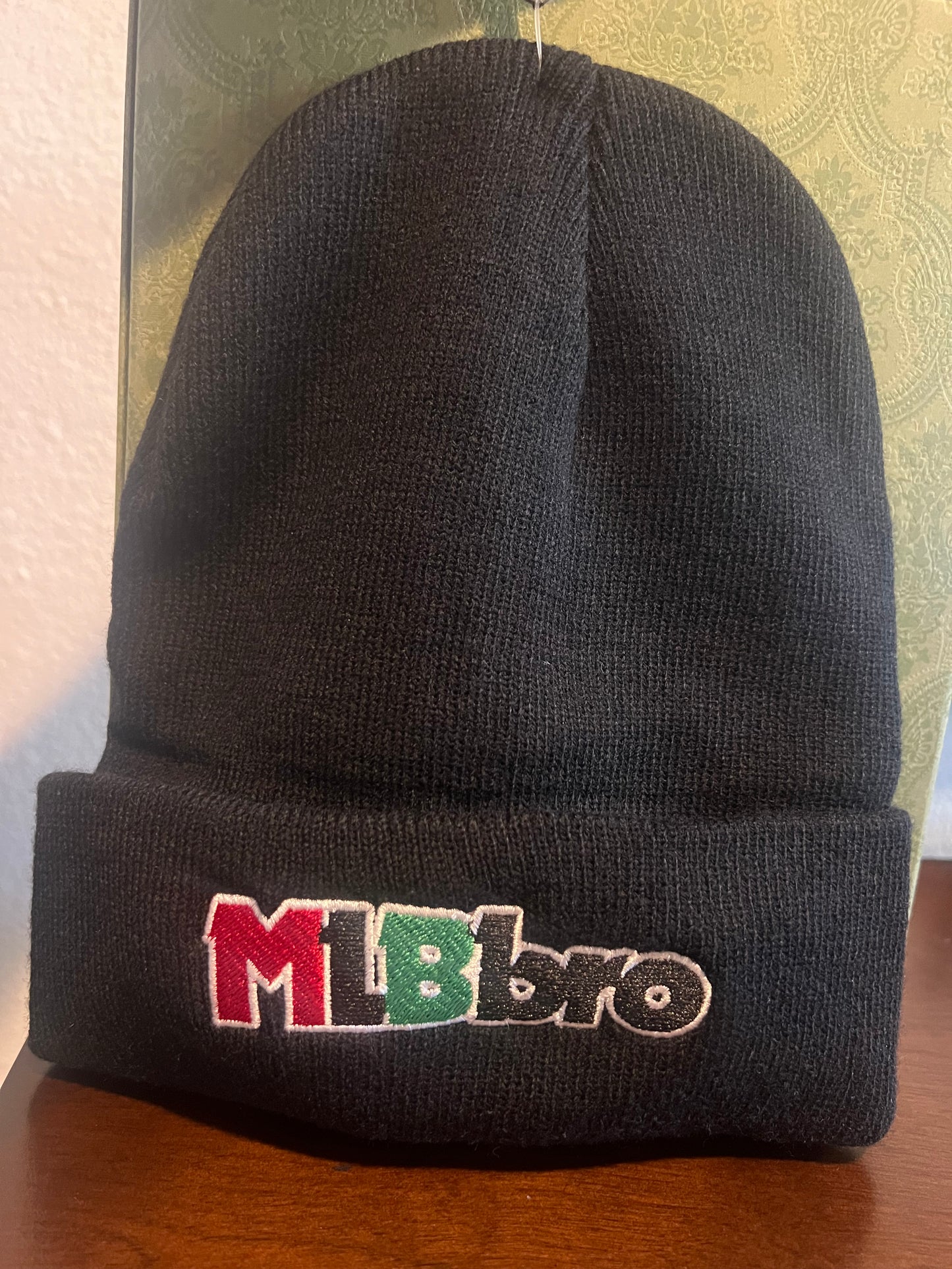 MLBbro Black Beanie